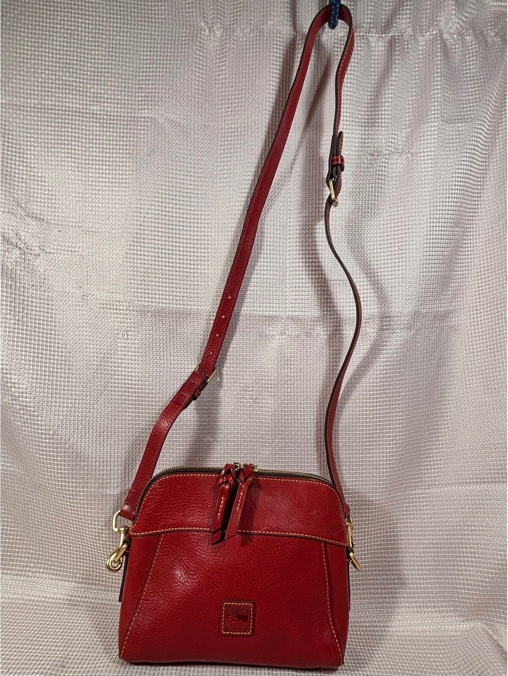 red leather Dooney & Bourke Florentine Cameron Crossbody bag